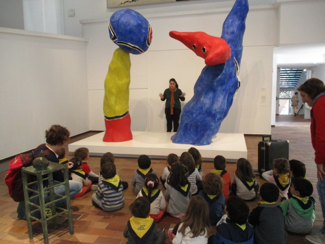 P3 visita la Fundació Joan Miró